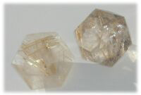 Flower of Life Rutilated Quartz Crystal