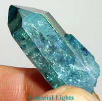 Aqua Aura Quartz Crystal