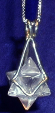 Merkaba Lightbody Crystal Pendant by Celestial Lights